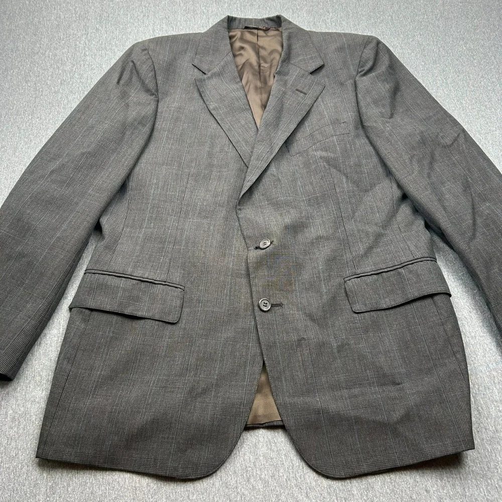 Polo University Club Ralph Lauren Glen Check Blazer Mens 42? Sport Coat‎